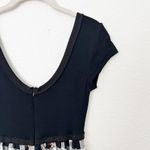 [Vintage] 90s Karen Alexander Black Plaid Wide Leg Scoop Neck Jumpsuit Size 4 Photo 8