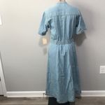 LEAD Vintage Deadstock Denim Jean Union Dress Blue Size M Photo 4