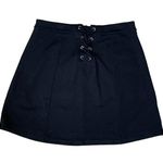 Lush Clothing Lush Black Mini Skirt Lace front Size M Medium Photo 0