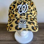 47 Brand  Washington Nationals Tan Bagheera Cheetah Cleanup Hat Photo 0