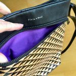 Pixie Mood Aztec Abstract Crossbody Bag, Adjustable Strap, Black, Tan, Purple Photo 10