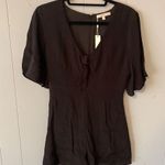 Lavender Brown NWT  Black Romper Size Small Photo 0