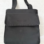 Kenneth Cole  Reaction Y2K Black Nylon Front Flap Pocket Square Shoulder Tote Bag Photo 0