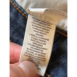 BP  Denim Blue‎ Medium Wash Cotton Blend A Line Raw Hem Mini Skirt Size 28 Photo 9