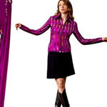 VINTAGE Y2K RARE EQUESTRIAN HOBBY HORSE WESTERN PINK RETRO MIRROR TOP XSMALL #5 Size XS Photo 0