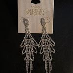 Badgley Mischka New  Chandelier Earrings Pave Crystals Photo 1