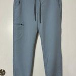 FIGS  Technical Collection Zamora Jogger Scrub Pants Ice Blue Size Small EUC Photo 0