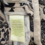 Sigrid Olsen Linen Floral Blazer Jacket Women's 10 Tan Black Career Suit Office Photo 10