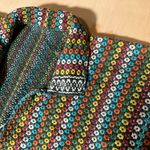 Vintage boho‎ sleeveless duster vest knit fringe hippie top OSFM textured Green Size undefined Photo 2