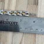 Raga Titan Ladies Watch Two Tone Bracelet Rectangular Black Dial Photo 13