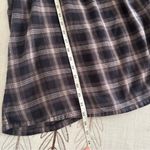 American Eagle  Outfitters Dark Plaid Long Sleeve Dress Photo 10