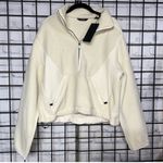 NWT Cuts Polartec® Sherpa 1/2 Zip Sweatshirt Jacket Polar Cream Size L Photo 1