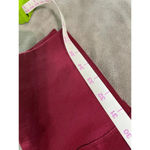 NWOT Catherine Malandrino Maroon Professional Leggings‎ Size Small Photo 6