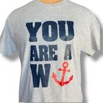 Gildan  Heavy Cotton Graphic T-Shirt You Are A W Anchor Heather Gray Medium Photo 2