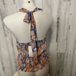 Sienna Sky  backless Floral blouse Photo 2