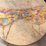 Urban Outfitters Smocked Floral Crop Top | Colorful Strappy Summer Bralette – Si Photo 0