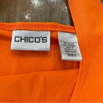 Chico's Orange Spandex Tank Top Size 3/Large Photo 3