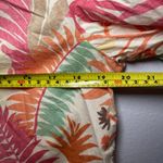 J. McLaughlin  Colorful Tropical Print Long Sleeve Tunic Blouse Cotton size Medium Photo 7