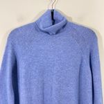 J Crew Women Periwinkle Blue Wool Alpaca Blend Turtleneck Pullover Sweater Sz XS Photo 1