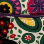 Vera Bradley Pink/Green Floral Quilted Fabric Shoulder Bag Green Photo 11