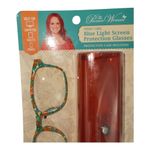 The Pioneer Woman Blue Light Screen Protection Glasses with Case Vintage Floral Photo 2