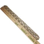 Bullet/ Barrel like Chain Link Funky Brass Necklace 28” Drop Streetwear Photo 3