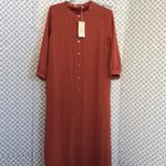 Polagram NWT  rust RID164 Rust button down dress Photo 1