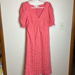 THE Nines by HATCH™ Elbow Sleeve Tonal Maternity Dress‎ Size Small Red Photo 3