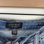 Judy Blue Straight Fit Jeans Denim Distressed Women's Size 30 or 11 Blue Relaxed Photo 3