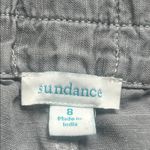 Sundance  Riviera Linen Flax Cotton Grey Pants Size 8 Photo 9