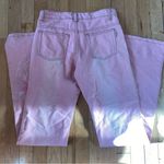 Vintage Embellished Pink Flare Jeans Size 2 Photo 3