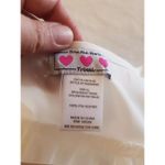 Three Pink Hearts Womens Blouse Sz XL Beaded Rhinestone Retro Hipster Boho Chic Photo 5