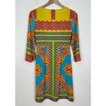 Hale Bob  Multicolor Printed 3/4 Sleeve Dress Size Small Photo 1