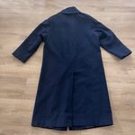 Bradley Michael Vintage  Women's Wool Cashmere Blue Winter Long Coat Size 12 Photo 5