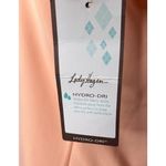 Lady Hagen  Peach Ruffled Shirt Womens M Hydro-Dri Golf Short Sleeve Button UPF Photo 6