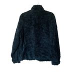 Pendleton Fleece Sherpa Full Zip Navy Blue Jacket Women's Size Large Photo 1