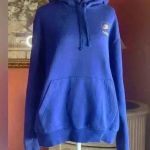 Nike Mens  Sportswear Pullover Hoodie Sweatshirt Royal Blue Size Large Photo 0