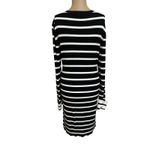 Theory  Mini Dress Stripe Crewneck Jersey Photo 8