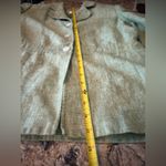Le Suit Linen Blazer Green Womens Sz 12 Jacket Photo 8