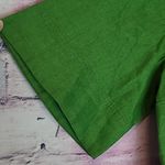 Banana Republic  LINEN TIE FRONT CROPPED SHIRT 100% LINEN GREEN MEDIUM NWT Photo 5