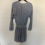 Rails  Jasmine Tibet Stripe Mini Dress Size Small Blue/White Boho Linen Photo 4