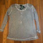 Ralph Lauren ♨️HOST PICK♨️ Jeans gray cotton Shirt Top size medium Photo 0