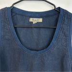 Flax 100% Linen Sleeveless Fit & Flare Asymetrical Midi Dress Size P/XS 4/6 Photo 2