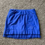 Tzu Tzu Womens Skort Skirt Athletic Golf Pickleball Samba Pleated Blue Small Photo 2