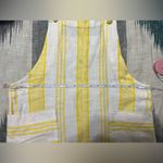 Mango | Two Tone Yellow Linen Overall Dress (Size M) Photo 7