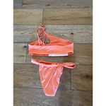 Baobab Taki One Shoulder High Waist Bikini Set Coral Orange Womens Size XS Photo 7