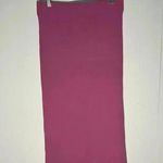 Nakd Midi Pencil Ribbed Pink Skirt Size L Photo 1