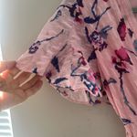 Tanya Taylor Blaire Faux Wrap Midi Dress Floral Pink Size 6 Silk Floral Photo 6