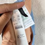 J. Crew Womens Bikini Bottom Small Baby Blue Curved High Waist Cheeky Swim Beach Photo 3