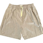 ONIA  Lounge Shorts Elastic‎ Waist Drawstring Casual Comfy Gray Large 3 Pockets Photo 0